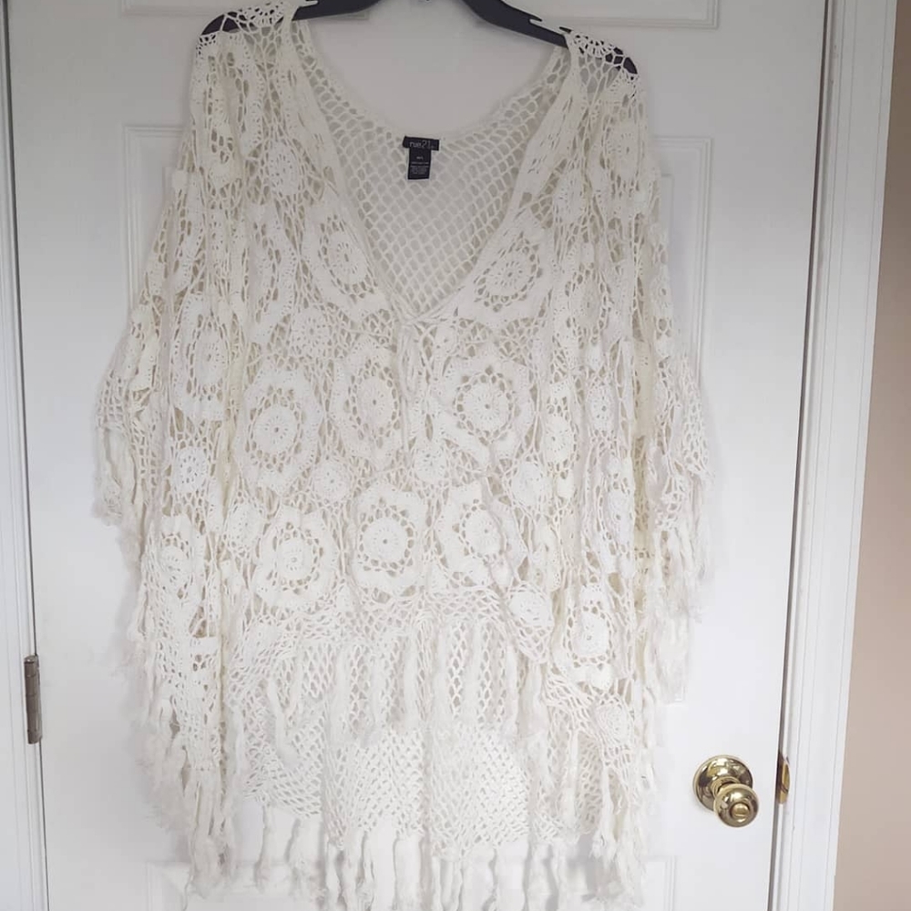Boho Swimsuit Cover-up/Poncho